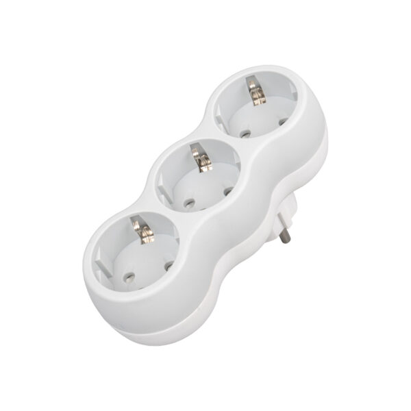 VE-2211-3GW A CLASS 3LÜ  DİKEY ÇOKLU PRİZ (MADE IN MALAYSIA) - Görsel 4