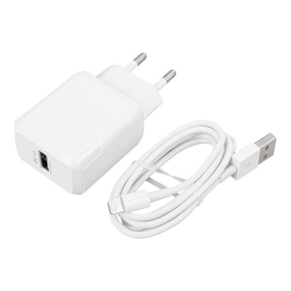 QCL30 HIZLI 3000 MA 18W LIGHTNING ŞARJ KAFA BAŞLIK ADAPTÖRÜ - Görsel 3