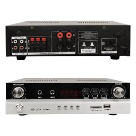 MV-22561 160 WATT USB/SD/BT/UK BLUETOOTHLU STEREO 2 MİKROFON GİRİŞLİ TRAFOSUZ ANFİ