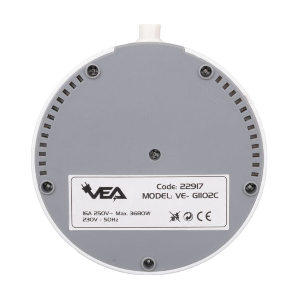 VE- G1102C 2Lİ USB + TYPE-C GİRİŞLİ TELEFON STANDLI 1.5 METRE GRUP PRİZ - Görsel 2