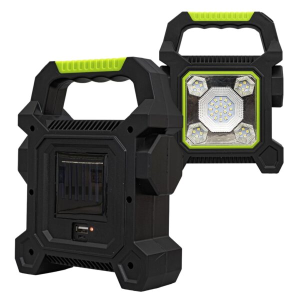 JY-258C 3 KADEMELİ ŞARJLI ÇOK FONKSİYONLU SOLAR IŞILDAK (OM-17) - Görsel 2