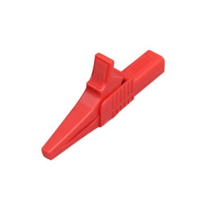4MM BANAN JAK GİRİŞLİ KROKODİL CATIII (IC-243C) SİYAH+KIRMIZI - 2Lİ