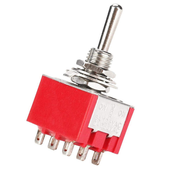 TOGGLE SWİTCH ON-OFF-ON Ø6MM MTS-303 (IC-148B) - Görsel 3