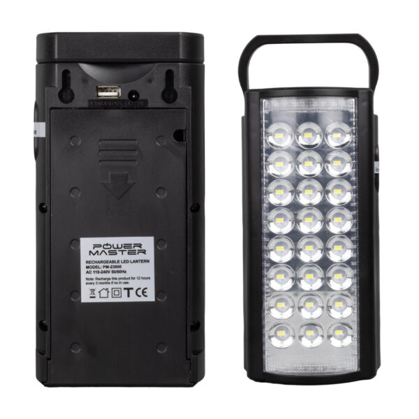 PM-23800 24 LEDLİ TELEFON ŞARJ EDEBİLEN IŞILDAK (6V4A AKÜLÜ * POWERBANK ÖZELLİKLİ) - Görsel 2