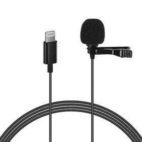 JH-041 LIGHTNING GİRİŞLİ KABLOLU YOUTUBER YAKA MİKROFON