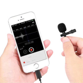 JH-041 LIGHTNING GİRİŞLİ KABLOLU YOUTUBER YAKA MİKROFON