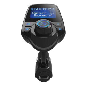 T10 LED EKRANLI USB/AUX/SD/BLUETOOTH DESTEKLİ 2.1 AMPER FM TRANSMITTER