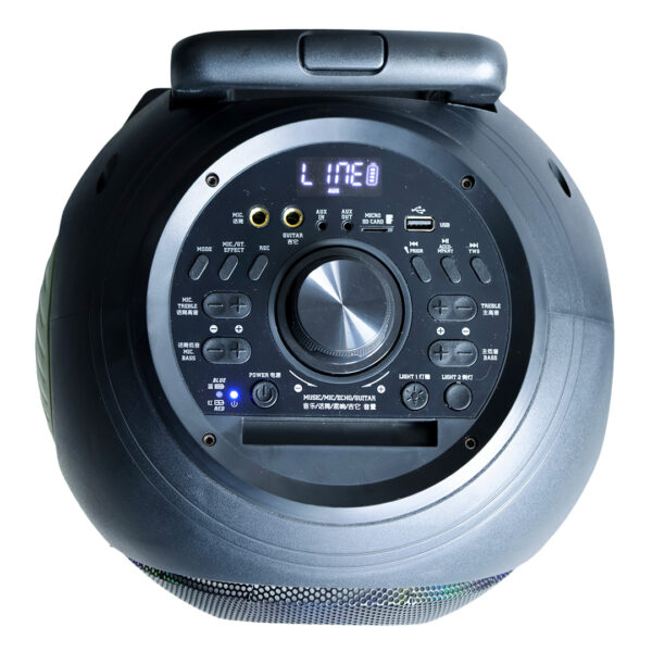 SHILE SL-2012 EL MİKROFONLU KUMANDALI USB+SD+BT SEYYAR ANFİ TAŞINABİLİR SPEAKER - HOPARLÖR - Görsel 2
