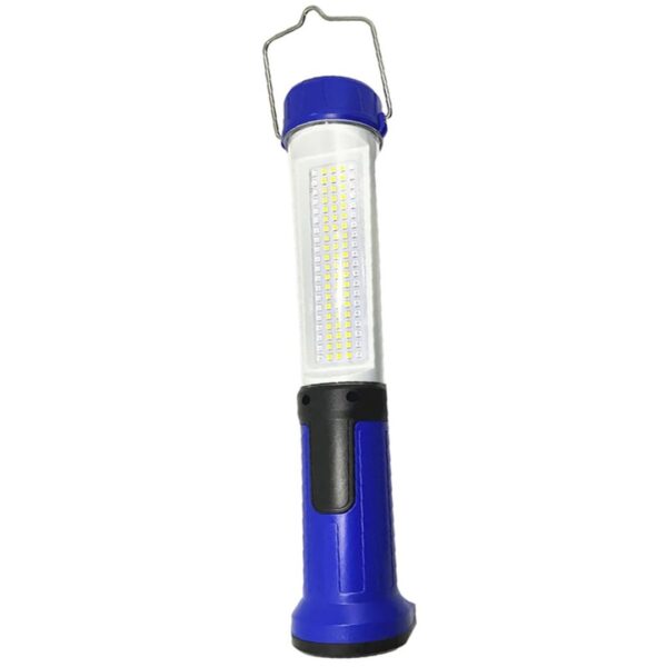 HK-802 ŞARJLI 30 BEYAZ + 20 MAVİ-KIRMIZI SMD LED / 55 COB LEDLİ 5 MODLU ÇALIŞMA LAMBASI - Görsel 2
