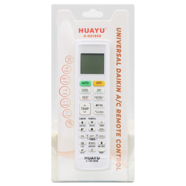 KK HUAYU K-DK1856 UNIVERSAL DAIKIN AKILLI KLİMA KUMANDASI - Görsel 2