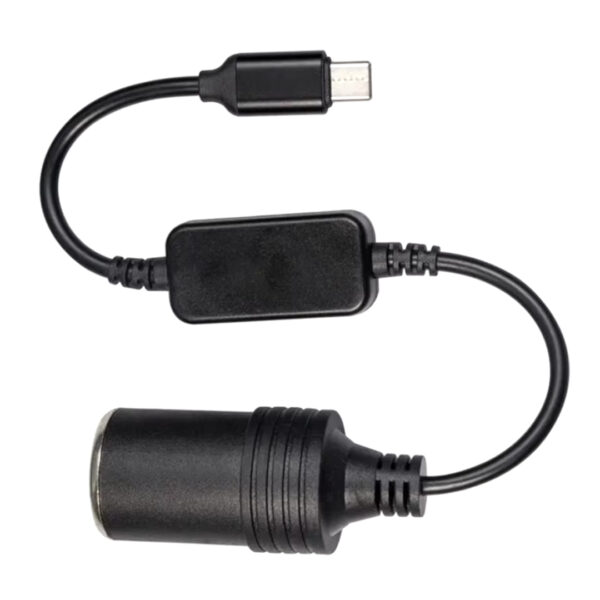 PM-24759 TYPE-C 5 VOLT TO 12 VOLT ÇAKMAK FİŞ ÇEVİRİCİ - Görsel 2