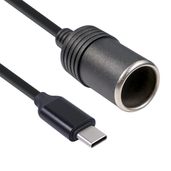PM-24759 TYPE-C 5 VOLT TO 12 VOLT ÇAKMAK FİŞ ÇEVİRİCİ - Görsel 3