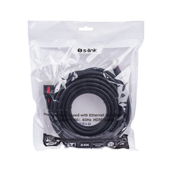 4K10 19+1 HDMI TO HDMI 10M V2.0 4K (3840*2160) 60HZ KABLO - Görsel 3