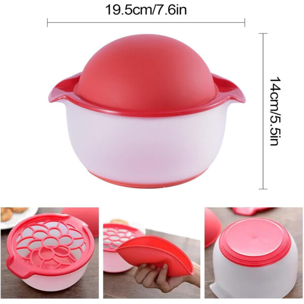 SN-24893 ÇOK FONKSİYONLU SEBZE MEYVE SOYMA KASESİ - Görsel 4