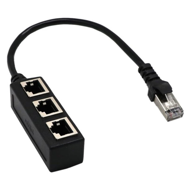 PM-25007 ETHERNET RJ45 3LÜ DAĞITICI SPLITTER - Görsel 3
