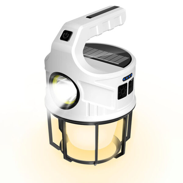 KL-537A SOLAR 6 FONKSİYONLU EL FENERİ IŞILDAK ŞARJ LAMBA