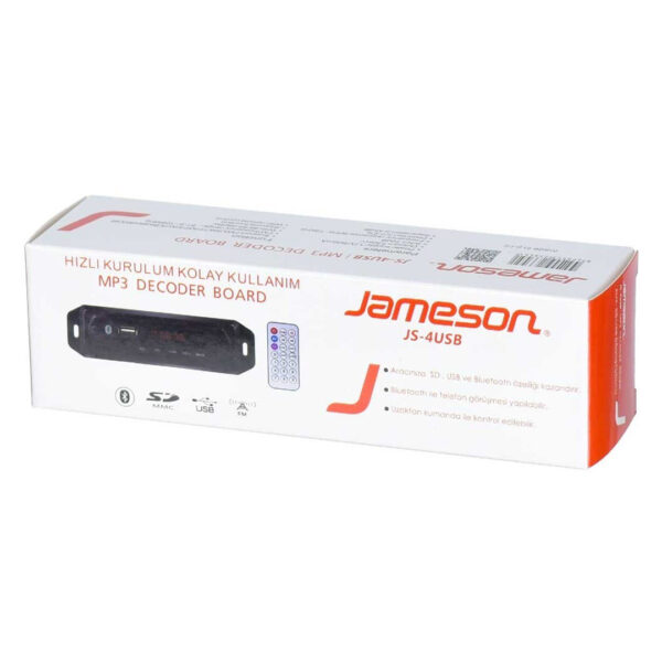 JS-4USB BLUETOOTH-USB-AUX-SD KART FM RADIO OTO TEYP ÇEVİRİCİ - Görsel 3