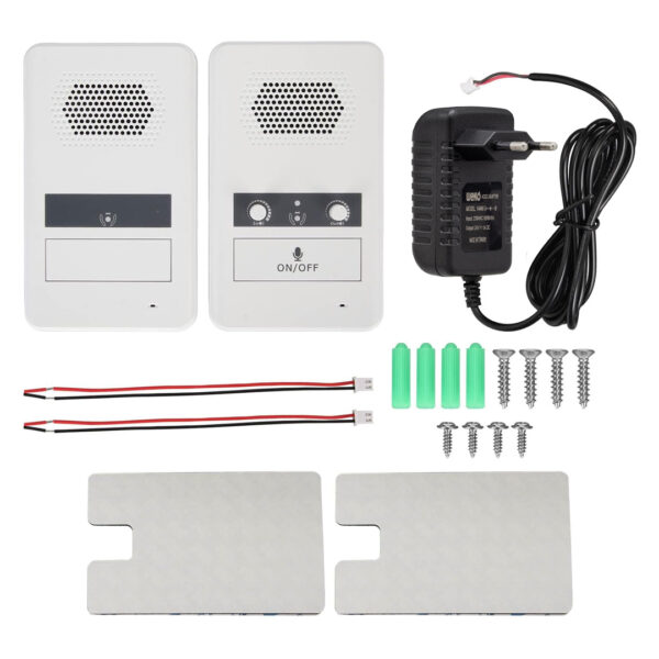 DA-241 INTERCOM ÇİFT YÖNLÜ 200 METRE MENZİLLİ VEZNE GİŞE MİKROFON SETİ - Görsel 3
