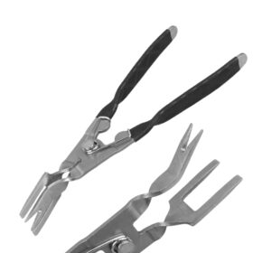 Q1 ARABA FAR TAMİR PENSESİ İÇ KLİPS KAUÇUK YÜZÜK ÇIKARMA PENSESİ PASLANMAZ ÇELİK (85X230MM)