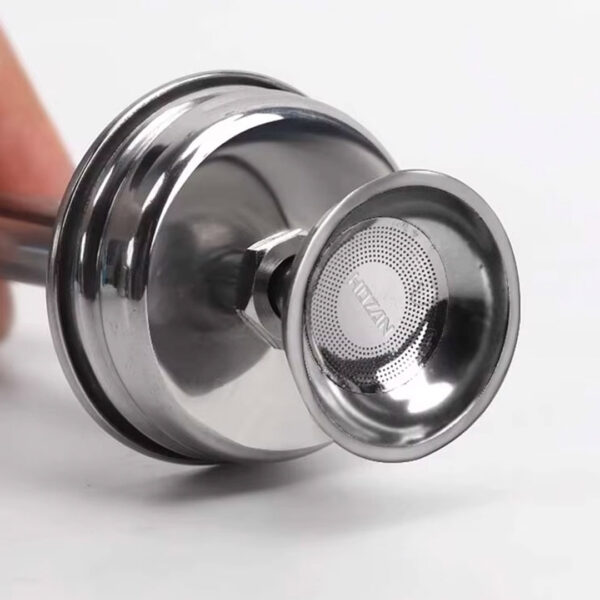 SN-26035 ŞEFFAF CAM ŞİŞE ALKOL TİNER YAĞ İÇİN OTOMATİK BASMALI DİSPENSER - Görsel 3