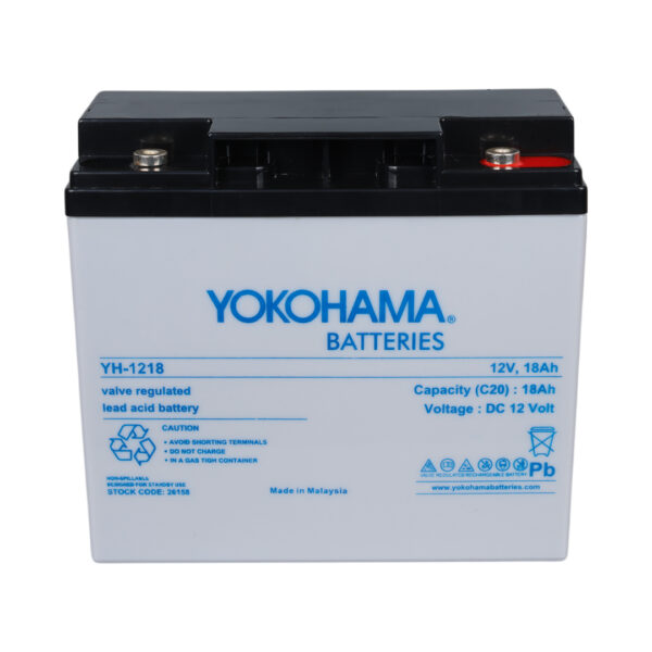 YH-1218 12 VOLT - 18 AMPER KURU AKÜ (181 X 76 X 167 MM) - Görsel 2