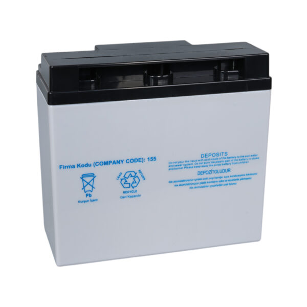 YH-1218 12 VOLT - 18 AMPER KURU AKÜ (181 X 76 X 167 MM) - Görsel 3