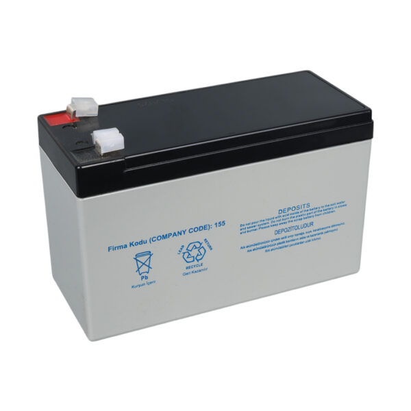 YH-127.2 12 VOLT - 7.2 AMPER UPSLER İÇİN KURU AKÜ (150 X 65 X 90 MM) - Görsel 3