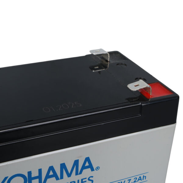 YH-127.2 12 VOLT - 7.2 AMPER UPSLER İÇİN KURU AKÜ (150 X 65 X 90 MM) - Görsel 4
