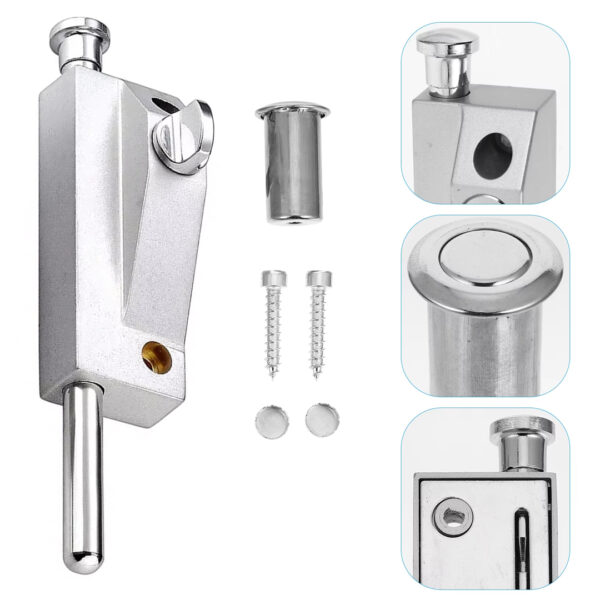 SN-26273 PENCERE - SÜRGÜLÜ KAPI ANAHTARSIZ ÇELİK KİLİT (GÜVENLİK KİLİDİ) - Görsel 4