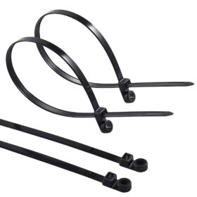 PM-26328 DELİKLİ SİYAH KABLO BAĞI 3.6X200MM (100LÜ PAKET)