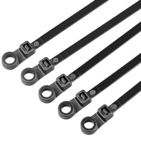 PM-26328 DELİKLİ SİYAH KABLO BAĞI 3.6X200MM (100LÜ PAKET)