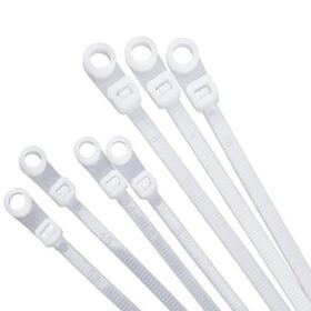 PM-26331 DELİKLİ BEYAZ KABLO BAĞI 3.6X200MM  (100LÜ PAKET)
