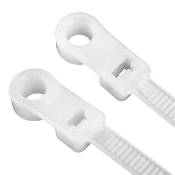 PM-26331 DELİKLİ BEYAZ KABLO BAĞI 3.6X200MM  (100LÜ PAKET) - Görsel 3