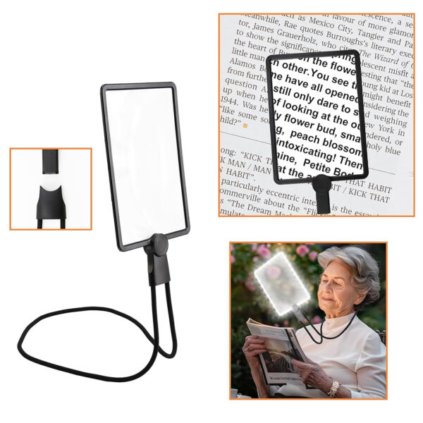 SN-26402 TELEFON - TABLET - KİTAP BÜYÜTECİ AYARLANABİLİR ESNEK AKROBAT (240X170MM) - Görsel 5