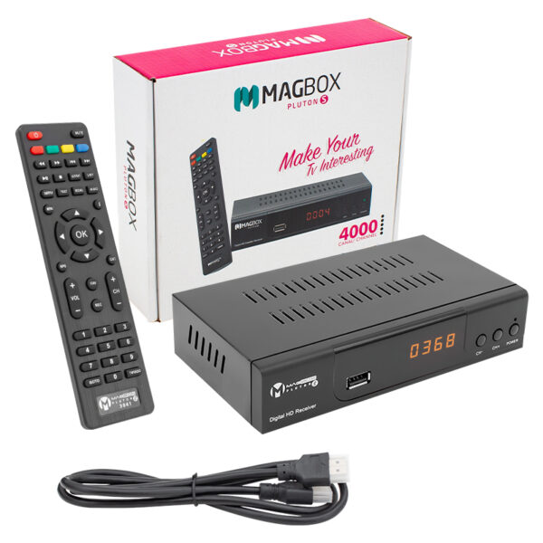 PLUTON S TKGSLİ YENİ MODEL KASALI FULL HD UYDU ALICISI (SCART+HD)(HDMI KABLO DAHİL) - Görsel 3