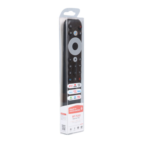 HUAYU KL TCL BT-C02  NETFLIX-YOUTUBE-PRIME VIDEO-DISNEY+ TUŞLU SES KOMUTLU LCD LED TV KUMANDA - Görsel 2