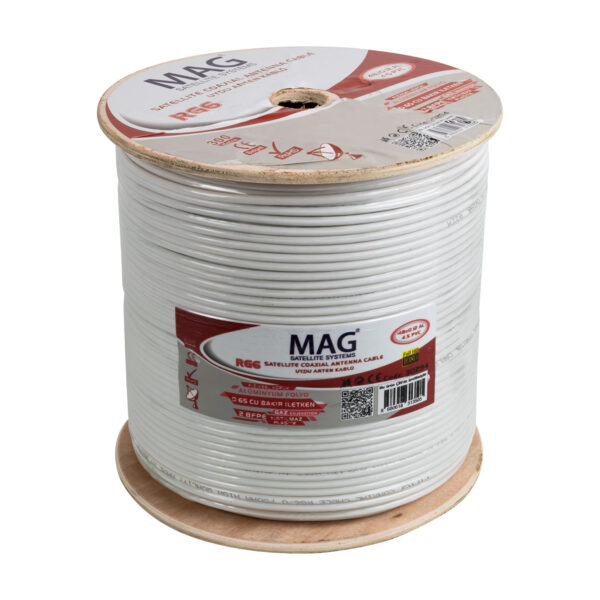 MAG RG59 FA MİNİ ANTEN KABLOSU (300 METRE) - Görsel 3