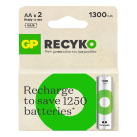 1300 MAH Nİ-MH 1.2 VOLT AA KALEM ŞARJLI PİL 2Lİ PAKET GP130AAHCE-2EB2 (GPRHC132E000)