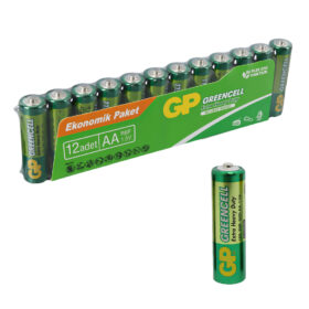 GP GP 15G-MTPVS12  AA 1.5V KALEM PİL (12Lİ PAKET)