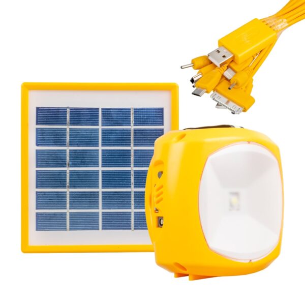PM-33399 TEK PANELLİ ŞARJLI SOLAR IŞILDAK AYDINLATMA SETİ