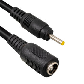 5.5*2.1 DİŞİ / 2.5*0.7 ERKEK 30 CM DC KABLO ÇEVİRİCİ