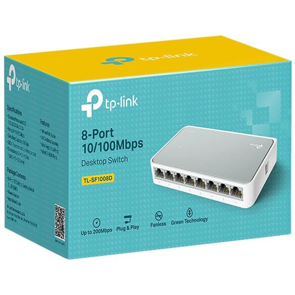 TL-SF1008D 8 PORT 10/100 MBPS SWITCH - Görsel 5