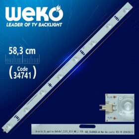 _55_APOLLON_8X8+8X7_2121C_8S1P_NH_L1 P76 4X8 ZBJ60600-AA - 58.3 CM 8 LEDLİ - (WK-42)