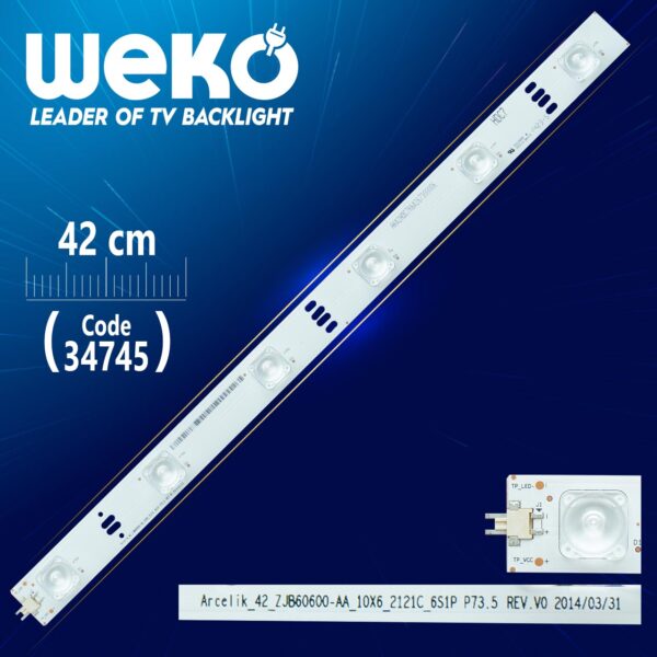 _42_ZJB60600-AA_10X6_2121C_6S1P P73.5 REV.V0 - 42 CM 6 LEDLİ - (WK-46)