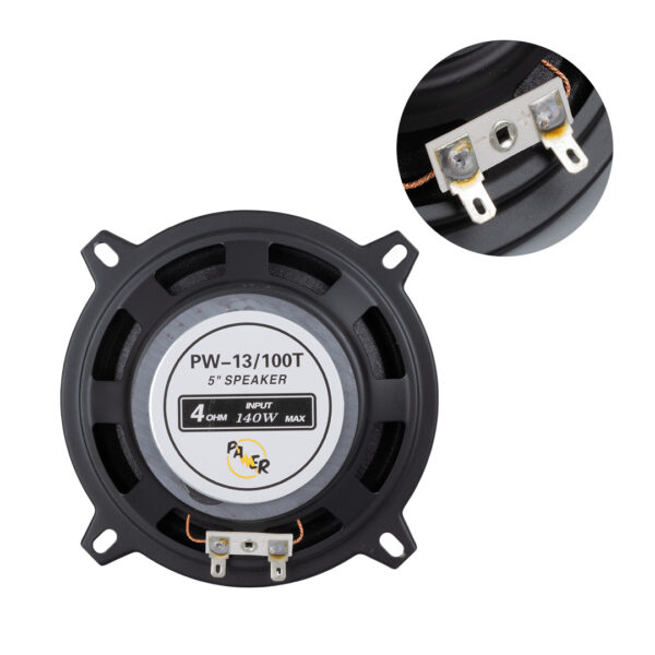 PW-13T 13 CM 4 OHM 100 WATT TWETEERLI TEKLİ HOPARLÖR - Görsel 2