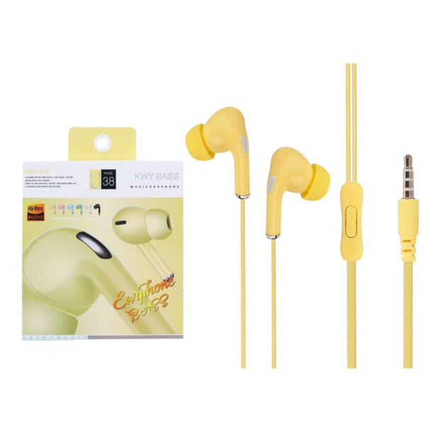 PM-3765 3.5 MM JACKLI MİKROFONLU KULAK İÇİ KULAKLIK