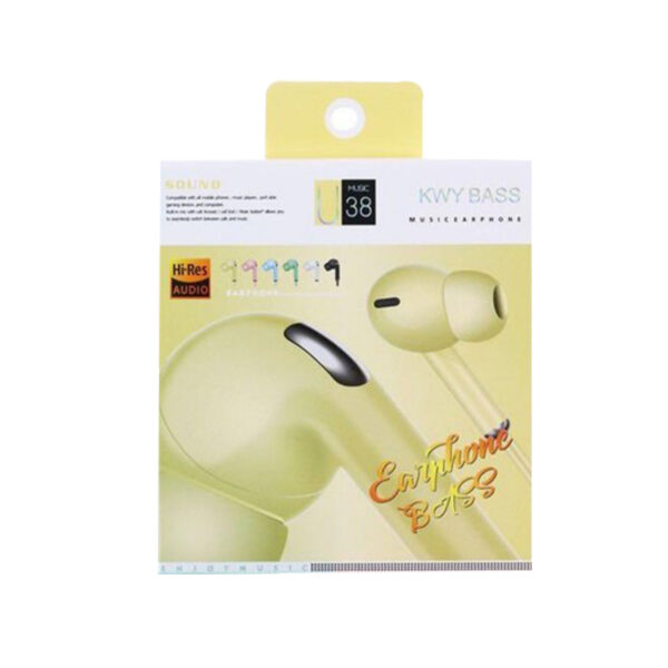 PM-3765 3.5 MM JACKLI MİKROFONLU KULAK İÇİ KULAKLIK - Görsel 3
