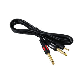 PM-4284 3.5MM STEREO ERKEK/2X6.3 MM MONO ERKEK 1.5 METRE KABLO
