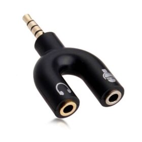 PM-4318 3.5 MM STEREO ERKEK KULAKLIK + HOPARLÖR DİŞİ ÇOKLAYICI JACK