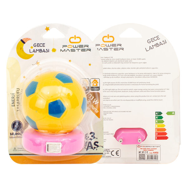 PM-4451 SARI/LACİVERT TOP GECE LAMBASI - Görsel 3